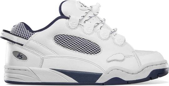 éS THE MUSKA White / Navy Skate Shoes - One Revolver Surfboards