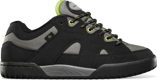 éS One Nine 7 Black / Lime Skateboard Shoes - One Revolver Surfboards
