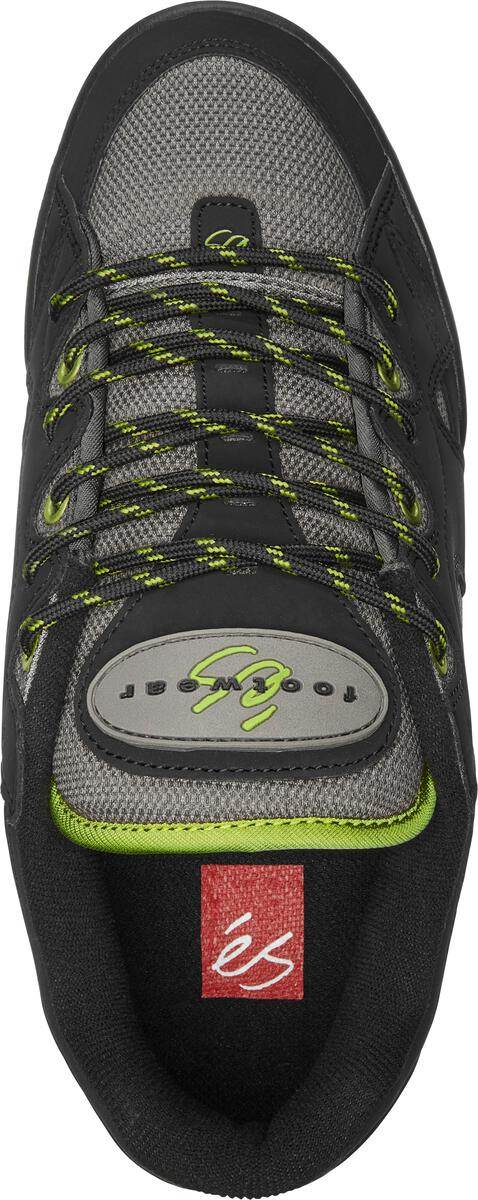 éS One Nine 7 Black / Lime Skateboard Shoes - One Revolver Surfboards