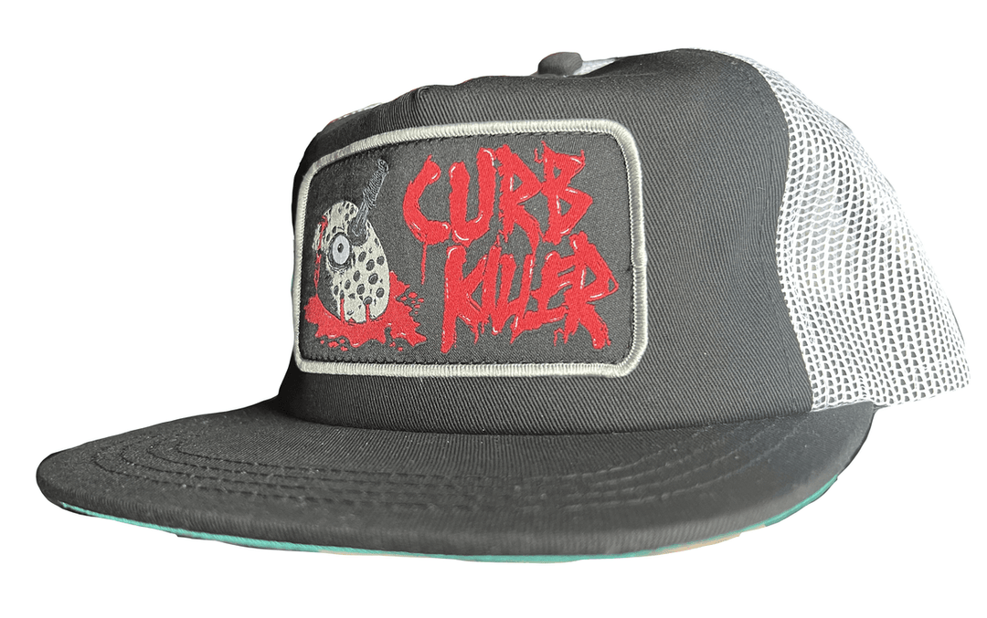 HEROIN CURB KILLER TRUCKER HAT BLACK - One Revolver Surfboards