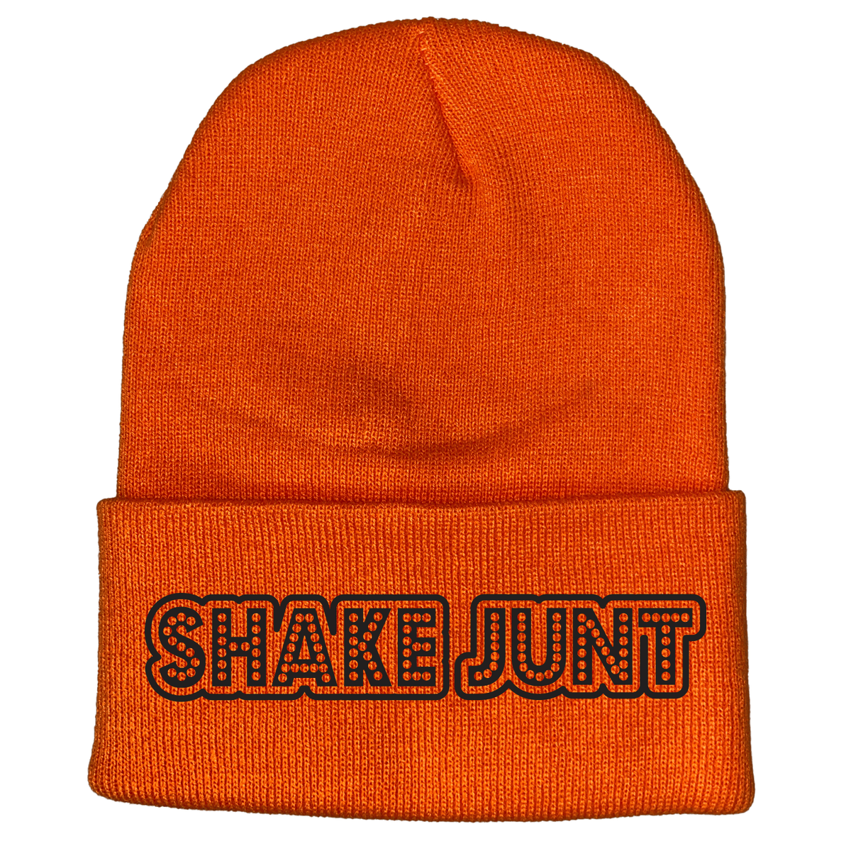 Shake Junt Stretch Logo (Orange) Beanie - One Revolver Surfboards