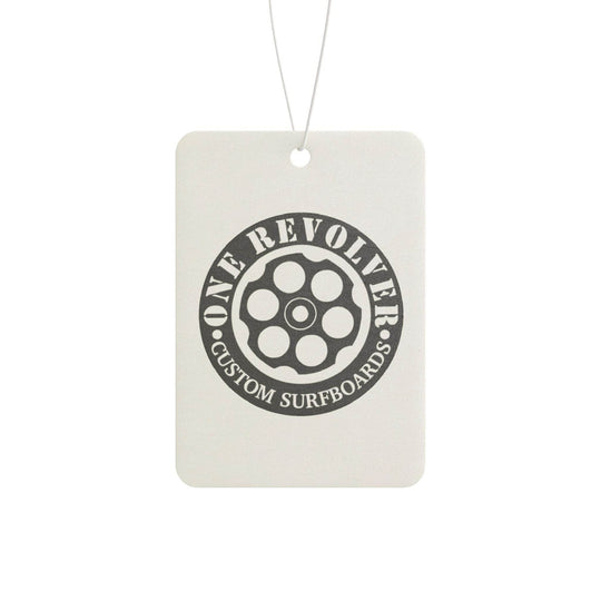 One Revolver Circle Logo Car Air Freshener – Scents That Ride With You - One Revolver Surfboards