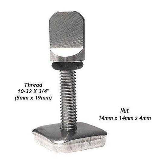 Surfboard Fins Thumb Screw and Plate for Longboard Center - - One Revolver Surfboards