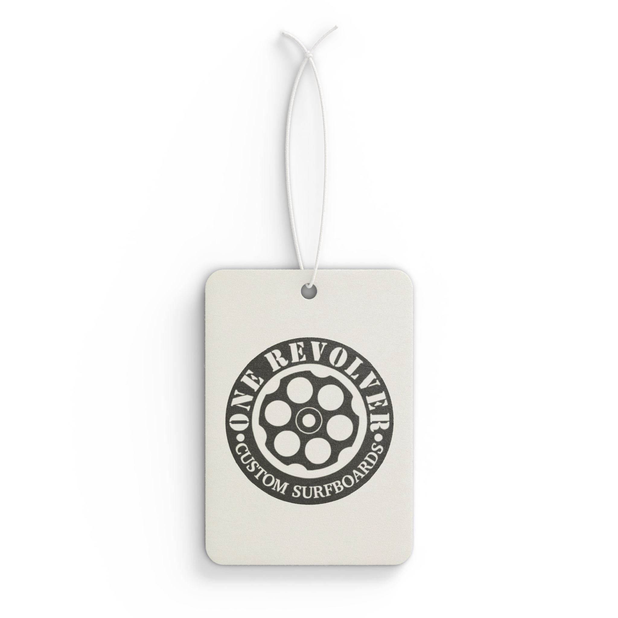 One Revolver Circle Logo Car Air Freshener – Scents That Ride With You - One Revolver Surfboards