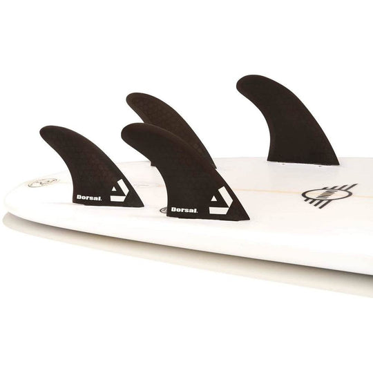 DORSAL Surfboard Fins Quad 4 Set FCS Compatible - One Revolver Surfboards