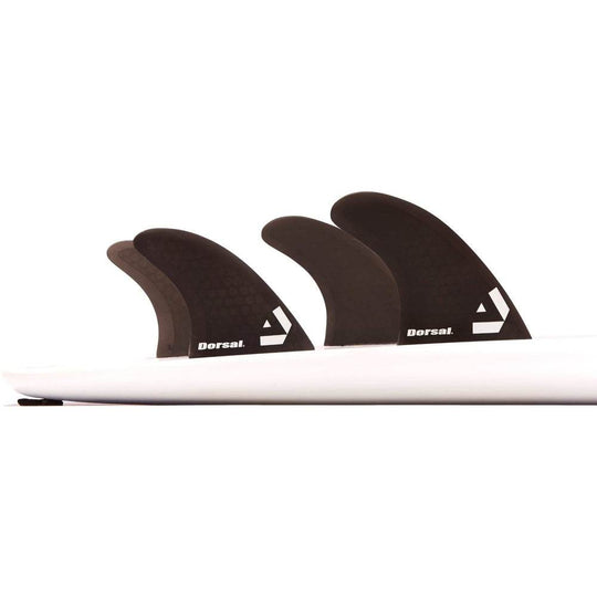 DORSAL Surfboard Fins Quad 4 Set FCS Compatible - One Revolver Surfboards