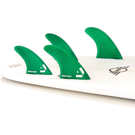 DORSAL Surfboard Fins Quad 4 Set FCS Compatible - One Revolver Surfboards