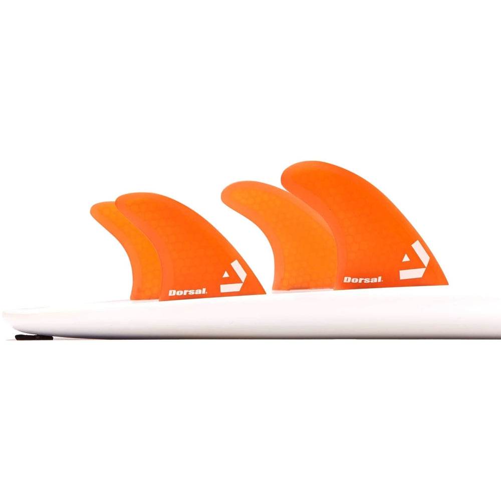 DORSAL Surfboard Fins Quad 4 Set FCS Compatible - One Revolver Surfboards