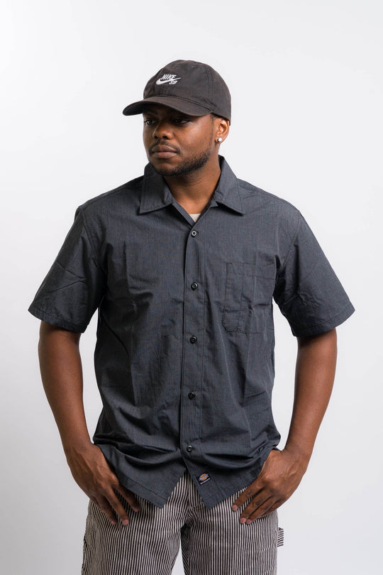 Dickies Skateboarding Waynesboro Shirt - Black Chambray - One Revolver Surfboards