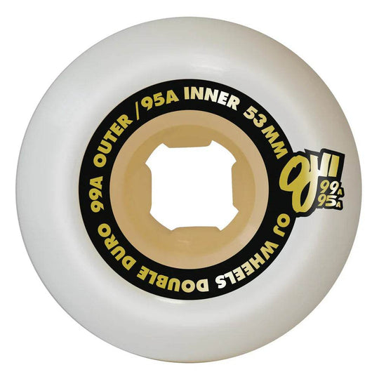 Oj Double Duro Hardline 53mm 95a/99a Skateboard Wheels - One Revolver Surfboards