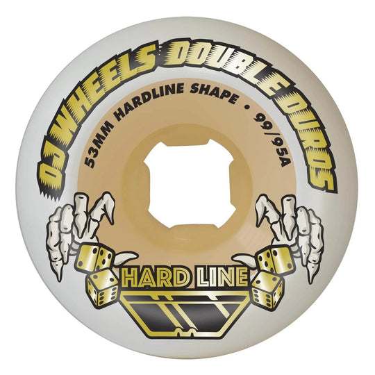 Oj Double Duro Hardline 53mm 95a/99a Skateboard Wheels - One Revolver Surfboards