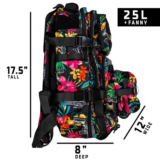 25L Sack™ Original All-Day Molle Backpack with Pouch - One Revolver Surfboards