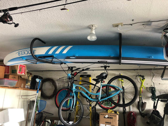 Hi-Port 1 | Surfboard Storage Ceiling Rack | Holds 50 lbs - One Revolver Surfboards