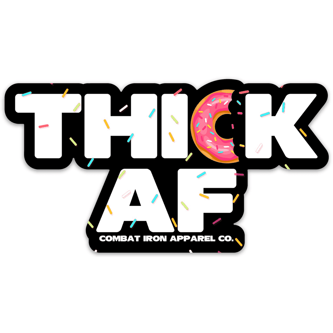 Thick AF Donut Decal Sticker - One Revolver Surfboards