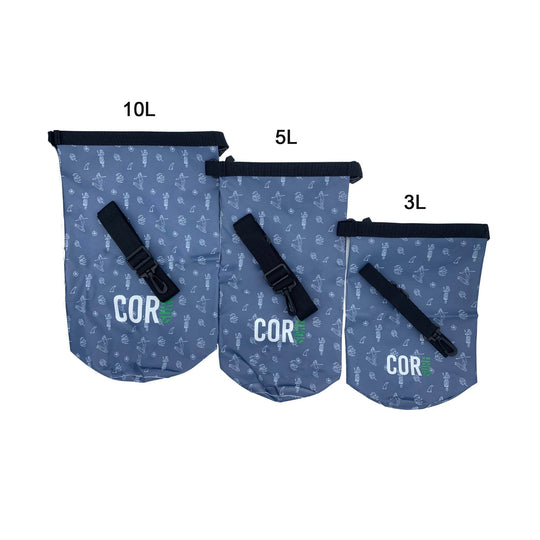 Dry Bags (Hawaiian Print): 3L, 5L, 10L, 15, and 3-Packs - One Revolver Surfboards
