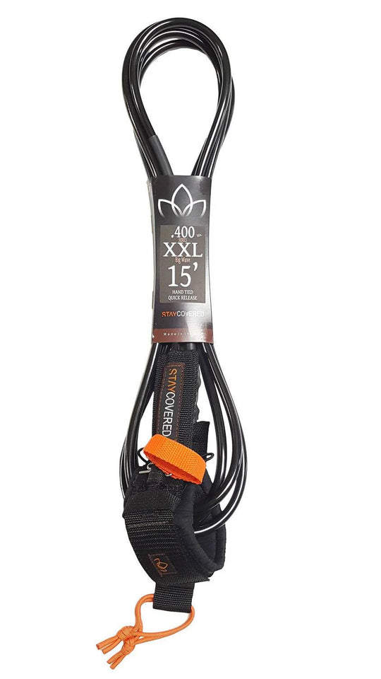 XXL Big Wave with Quick Release 10mm cord Surfboard Leash - One Revolver Surfboards