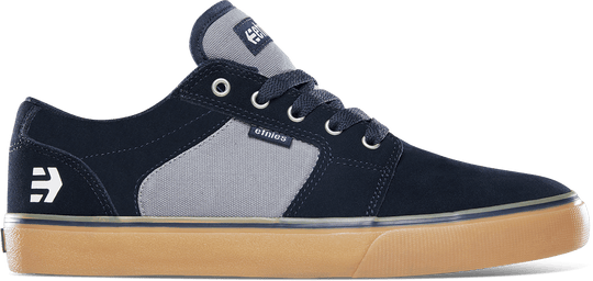 Etnies Barge LS Navy/Grey/Gum Skateboard Shoes - One Revolver Surfboards