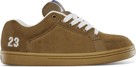 ETNIES SAL 23 TAN / GUM SKATEBOARD SHOES - One Revolver Surfboards