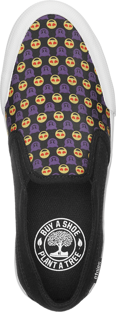 Etnies Langston Womens Black/Yellow/Black Slip Skate Shoes - One Revolver Surfboards