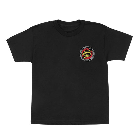 Santa Cruz Flamed MFG Dot Youth T-Shirt - One Revolver Surfboards
