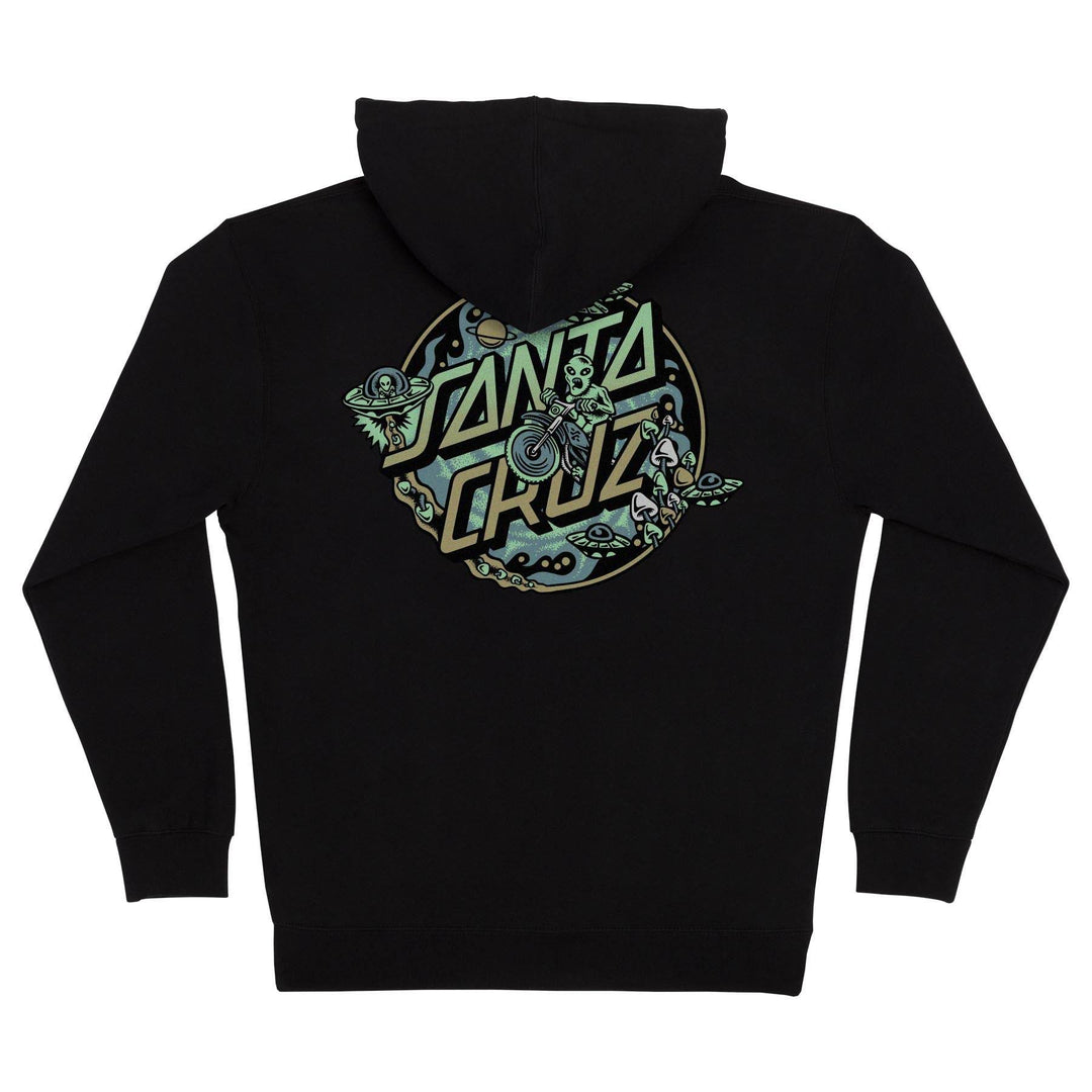 Santa Cruz Winkowski Dope Planet 2 Dot Zip-Up Hooded Sweatshirt - One Revolver Surfboards