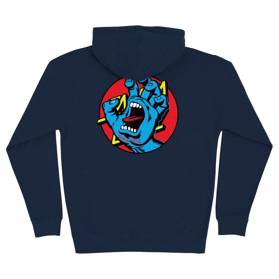 Santa Cruz Hand Dot Zip-Up Hooded Sweatshirt - One Revolver Surfboards