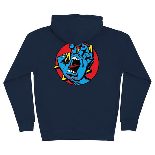 Santa Cruz Hand Dot Zip-Up Hooded Sweatshirt - One Revolver Surfboards