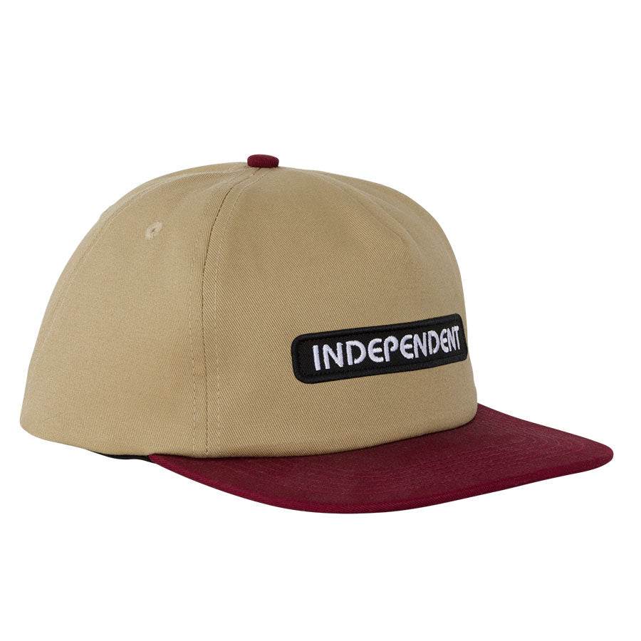 Independent B/C Groundwork Snapback Mid Profile Hat - One Revolver Surfboards