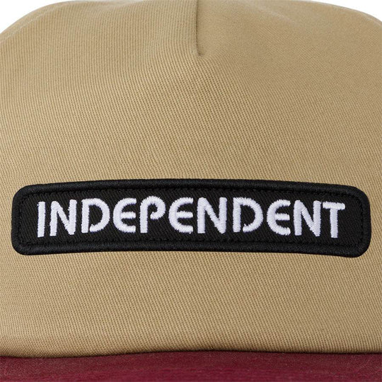 Independent B/C Groundwork Snapback Mid Profile Hat - One Revolver Surfboards