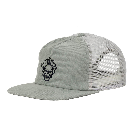 Creature Bonehead Flame Mesh Mid Profile Trucker Hat - One Revolver Surfboards