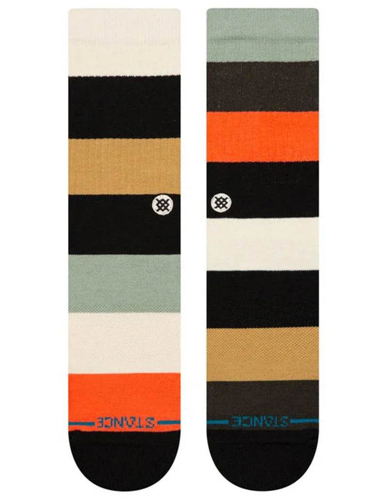 Stance Combed Cotton Medium Cushion Crew Socks - Indifferent - Multi - One Revolver Surfboards
