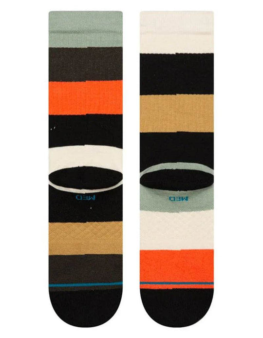 Stance Combed Cotton Medium Cushion Crew Socks - Indifferent - Multi - One Revolver Surfboards