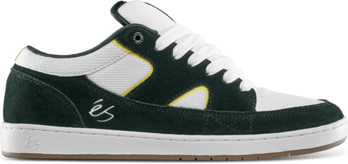 eS Sophisto Green/White Skate Shoes - One Revolver Surfboards