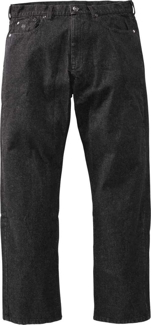 eS Black Wash Baggy Denim Pants - One Revolver Surfboards