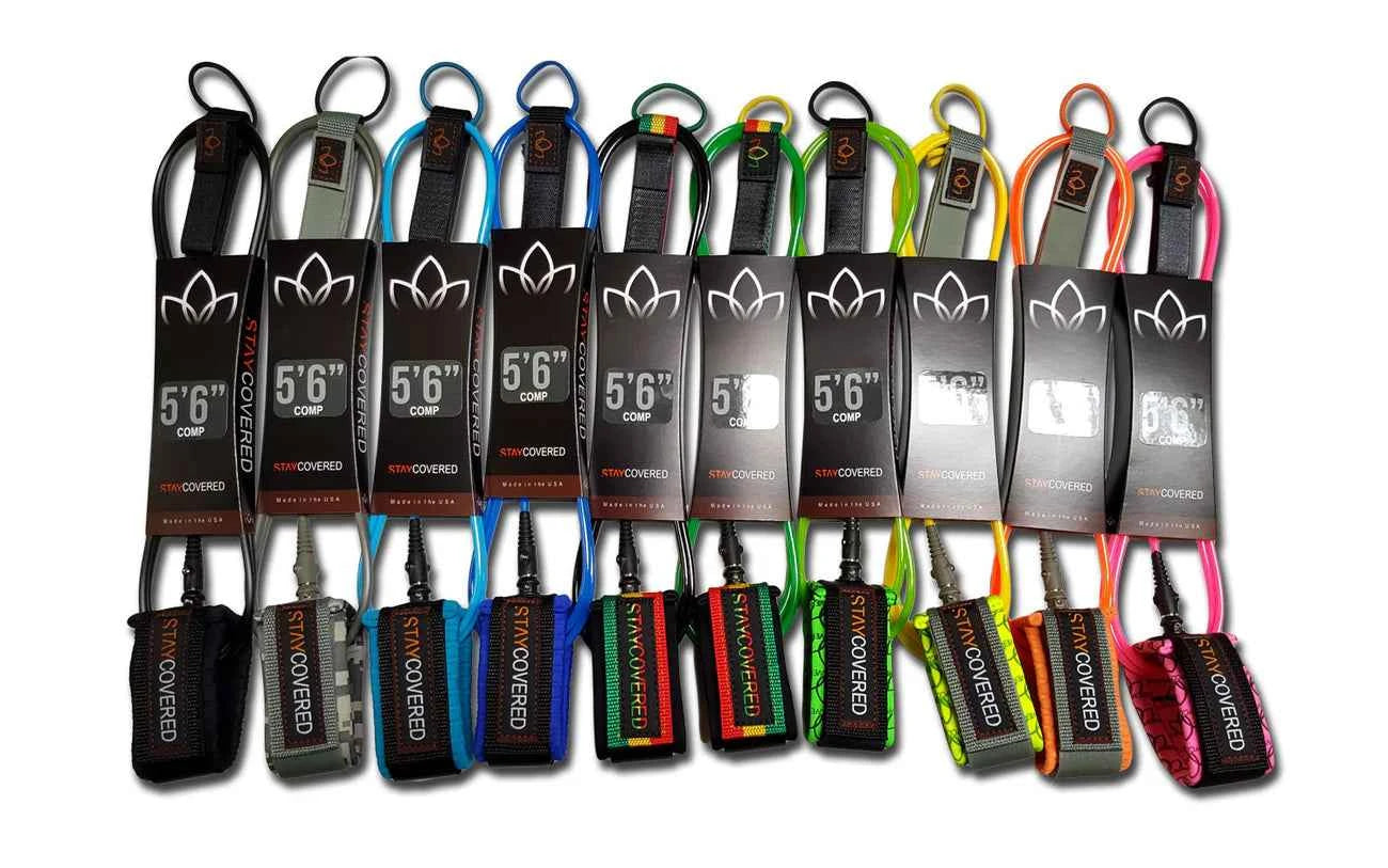 Comp Surfboard Leash - One Revolver Surfboards