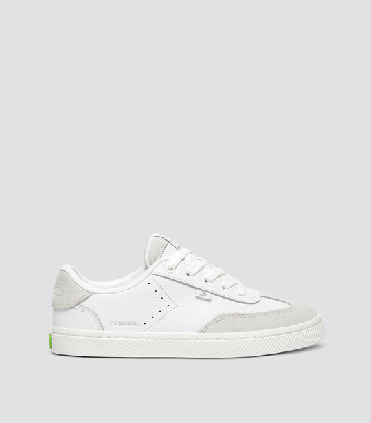 TOCA Pebbled Leather White Suede Smoke White