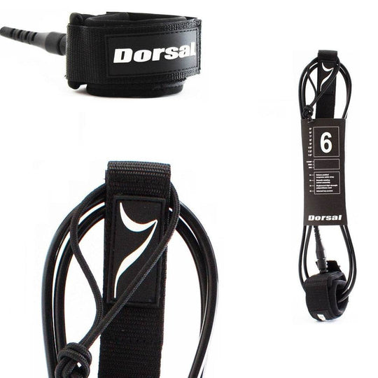 DORSAL Surf Leash for Surfboard Longboard SUP Leg Rope - One Revolver Surfboards