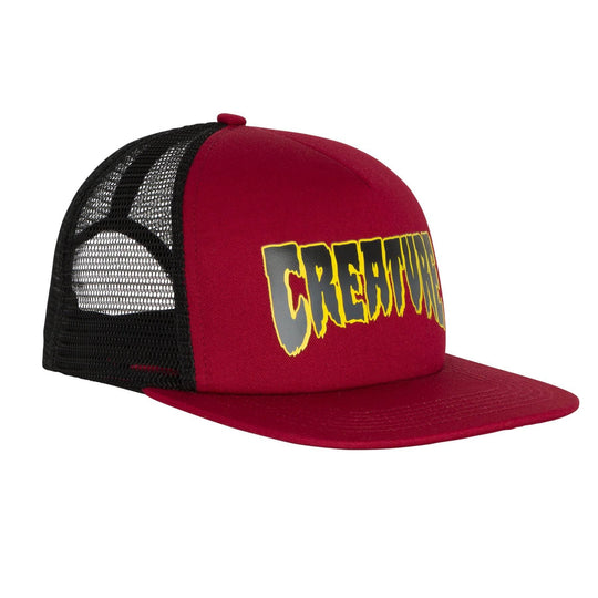 Creature Logo High Profile Mesh Trucker Hat - One Revolver Surfboards