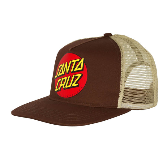 Santa Cruz Classic Dot Mesh Trucker High Profile Mens Hat - One Revolver Surfboards