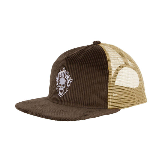 Creature Bonehead Flame Mesh Mid Profile Trucker Hat - One Revolver Surfboards