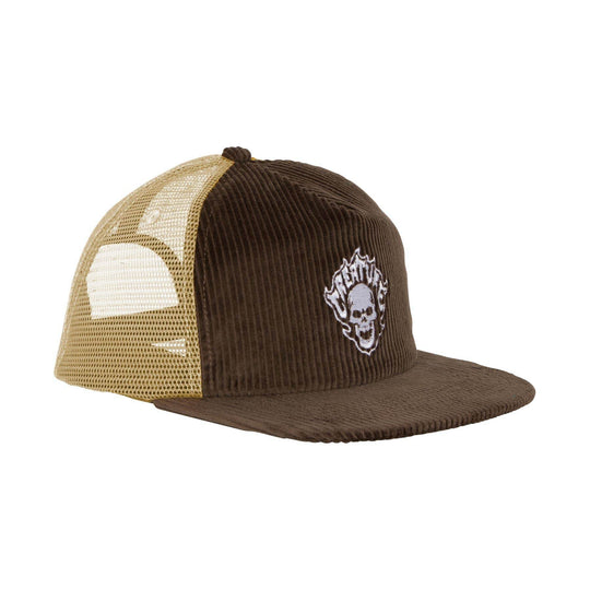Creature Bonehead Flame Mesh Mid Profile Trucker Hat - One Revolver Surfboards