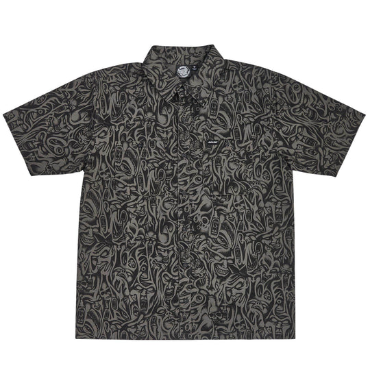 SANTA CRUZ TOM KNOX FACES BUTTON-UP WORK SHIRT - One Revolver Surfboards