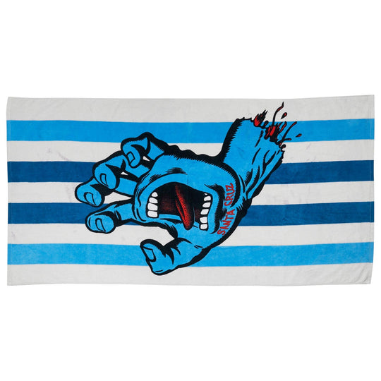 Santa Cruz Screaming Hand 32 1/2" X 64" Beach Towel