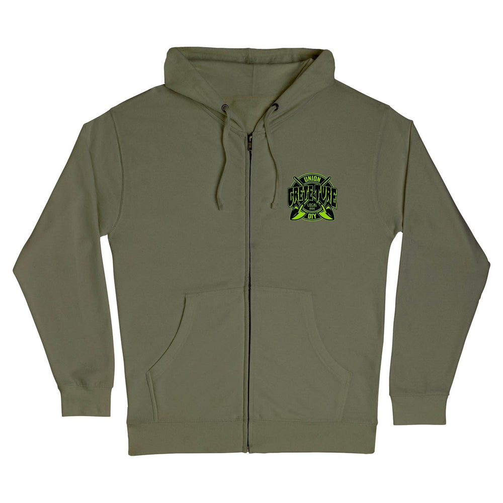 Creature Crete-Ture DIY Zip Heavyweight Hooded Sweatshirt - One Revolver Surfboards