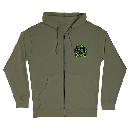 Creature Crete-Ture DIY Zip Heavyweight Hooded Sweatshirt - One Revolver Surfboards