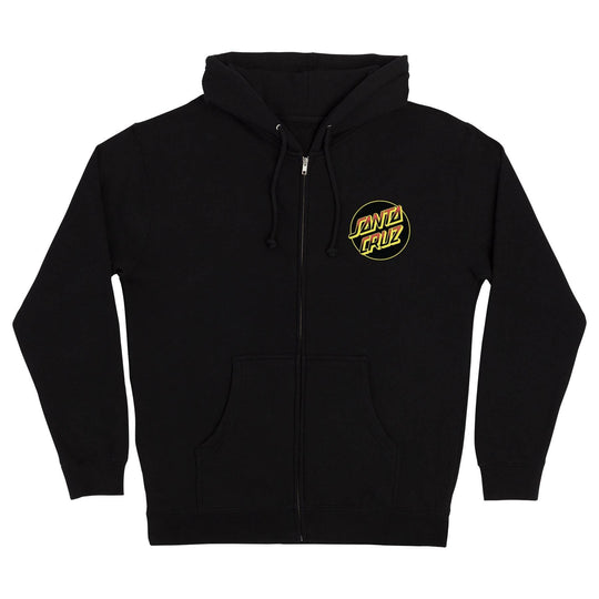 Santa Cruz Kendall Wolf Dot Zip Up Heavyweight Hooded Sweatshirt - One Revolver Surfboards