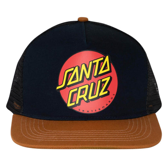 Santa Cruz Classic Dot Mesh Trucker High Profile Mens Hat - One Revolver Surfboards