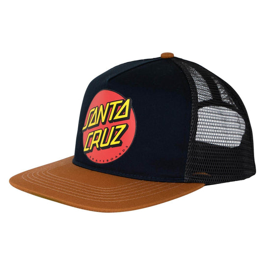 Santa Cruz Classic Dot Mesh Trucker High Profile Mens Hat - One Revolver Surfboards