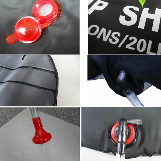 DORSAL Solar Heated Camping Surf Rinse Shower Kit - One Revolver Surfboards