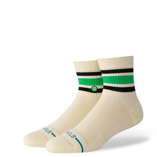 Stance Boyd Quarter Mid-Cushion Socks - Green - One Revolver Surfboards